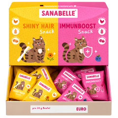 Sanabelle Snack Tetraeder Mix-Display Shiny Hair/Immunboost