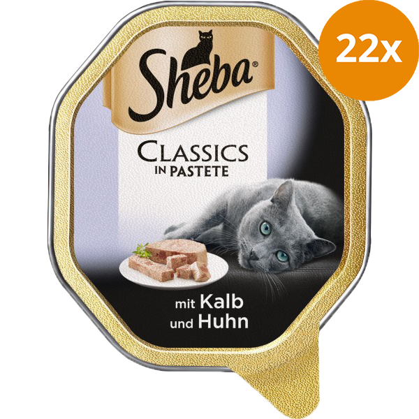 Sheba Classics Kalb & Huhn 85 g