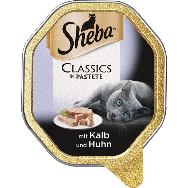 Sheba Classics Kalb & Huhn 85 g