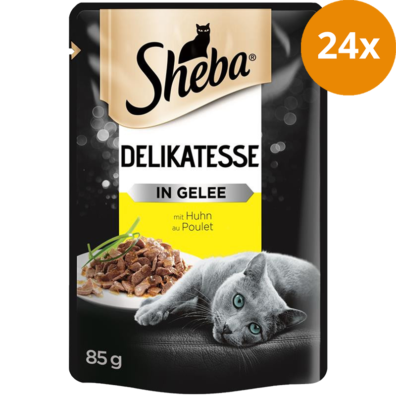 Sheba Delikatesse in Gelee Huhn au Poulet 85 g