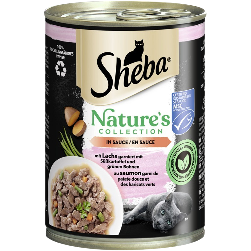 Sheba Natures Collection Lachs MSC in Sauce 400 g