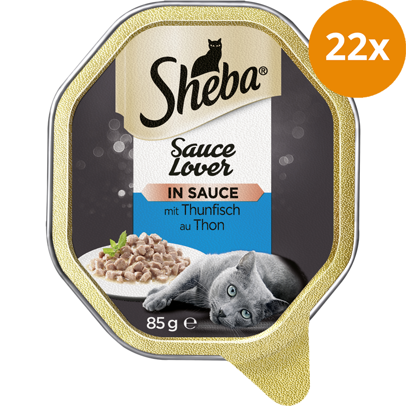 Sheba Sauce Lover mit Thunfisch 85 g
