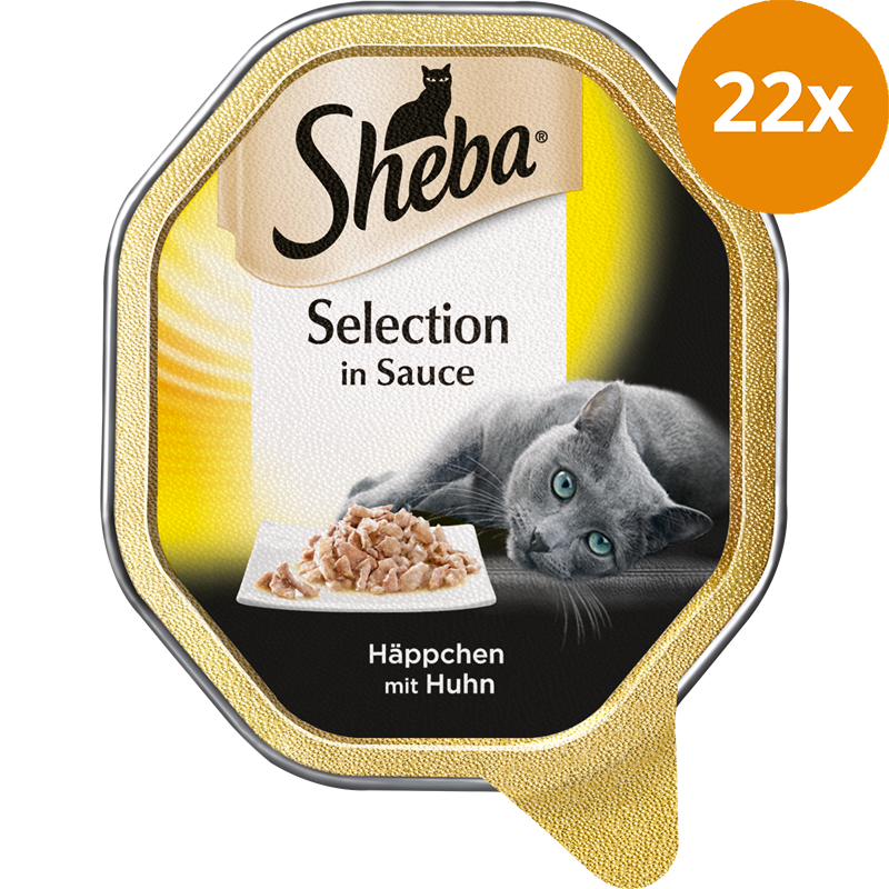 Sheba Selection in Sauce Häppchen mit Huhn 85 g