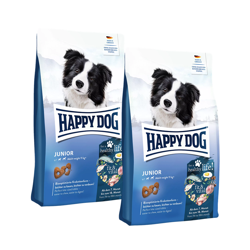 Sparpaket Happy Dog fit & vital Junior 2 x 10 kg günstig kaufen
