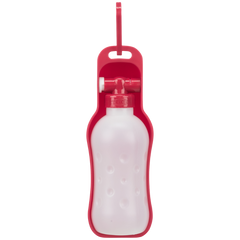 TRIXIE Flasche mit Trinknapf, Wasserspender für unterwegs