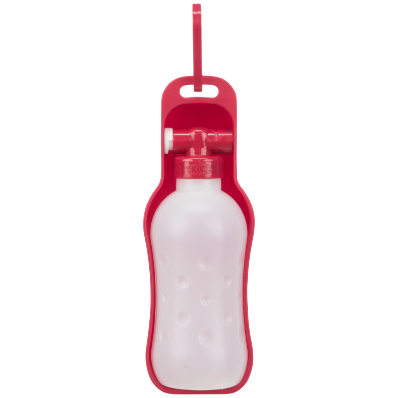 TRIXIE Flasche mit Trinknapf, Wasserspender für unterwegs
