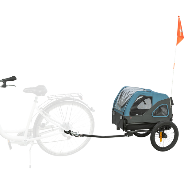TRIXIE Fahrrad-Anhänger blau/grau günstig kaufen