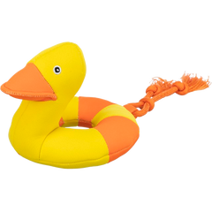 TRIXIE Aqua Toy Ente am Seil, Stoff