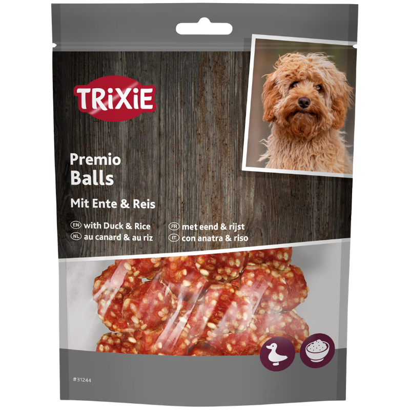 TRIXIE Balls mit Ente & Reis 200 g