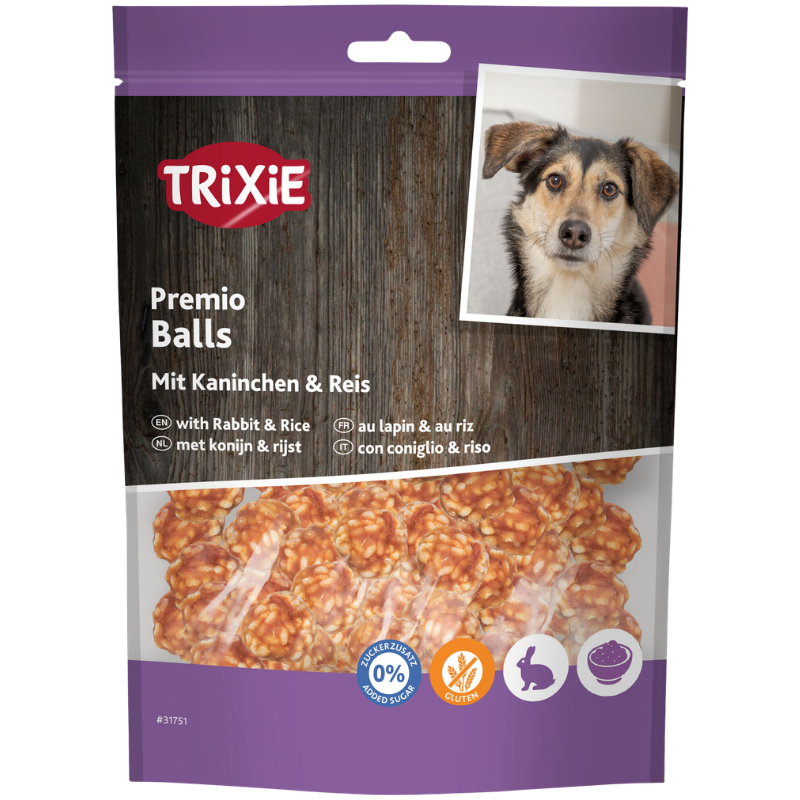TRIXIE Balls mit Kaninchen & Reis