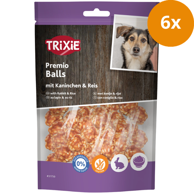 TRIXIE Balls mit Kaninchen & Reis