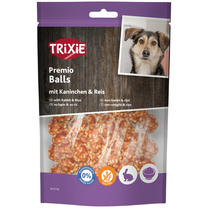 TRIXIE Balls mit Kaninchen & Reis