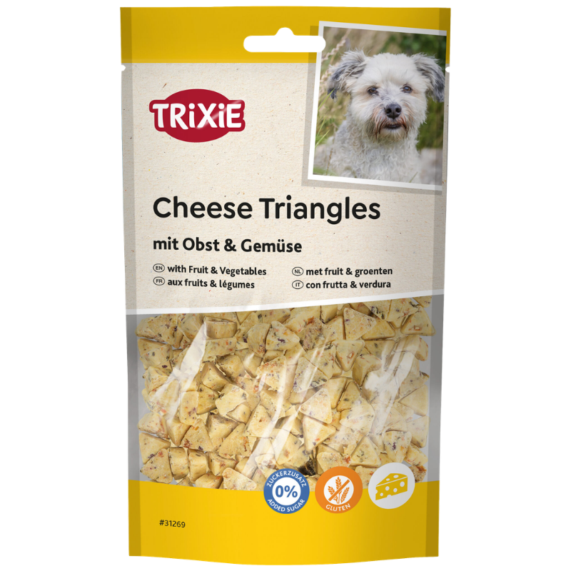 TRIXIE Cheese Triangles mit Obst & Gemüse