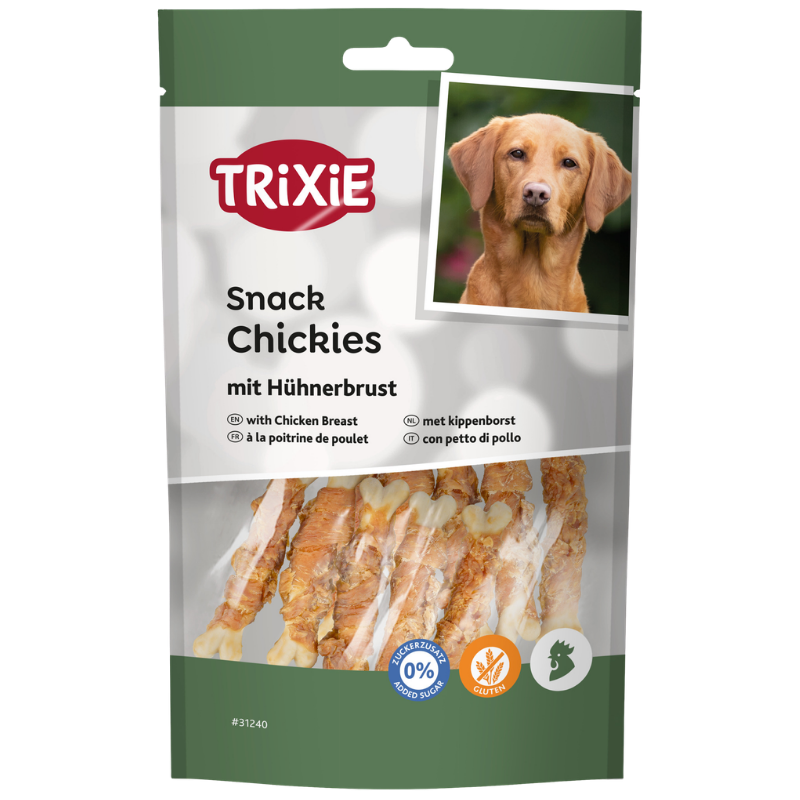 TRIXIE Chickies mit Hühnerbrust 90 g