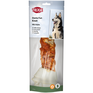 TRIXIE Denta Fun Kauknoten mit Huhn 220 g