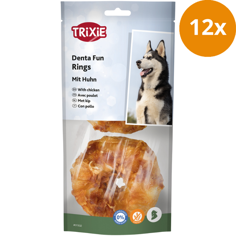 TRIXIE Denta Fun Kauring mit Huhn 240 g