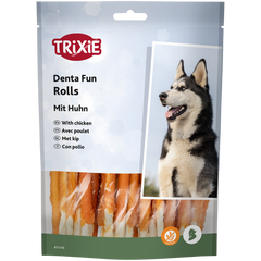 TRIXIE Denta Fun Kaurollen Huhn 240 g (30 Stück)