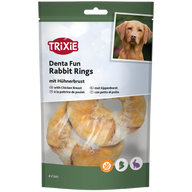 TRIXIE Denta Fun Rabbit Rings mit Hühnerbrust