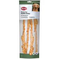TRIXIE Denta Fun Rabbit Sticks mit Hühnerbrust