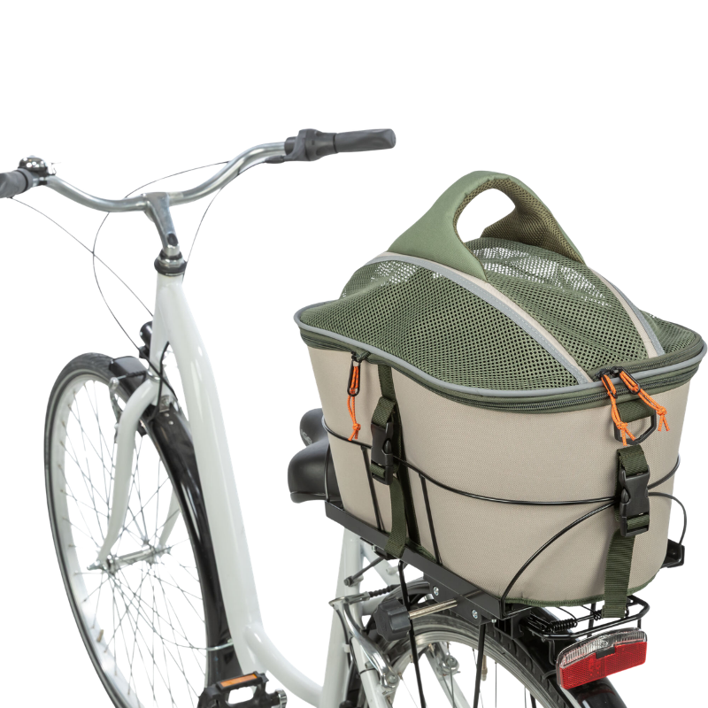 TRIXIE Fahrradkorb für Gepäckträger, Polyester