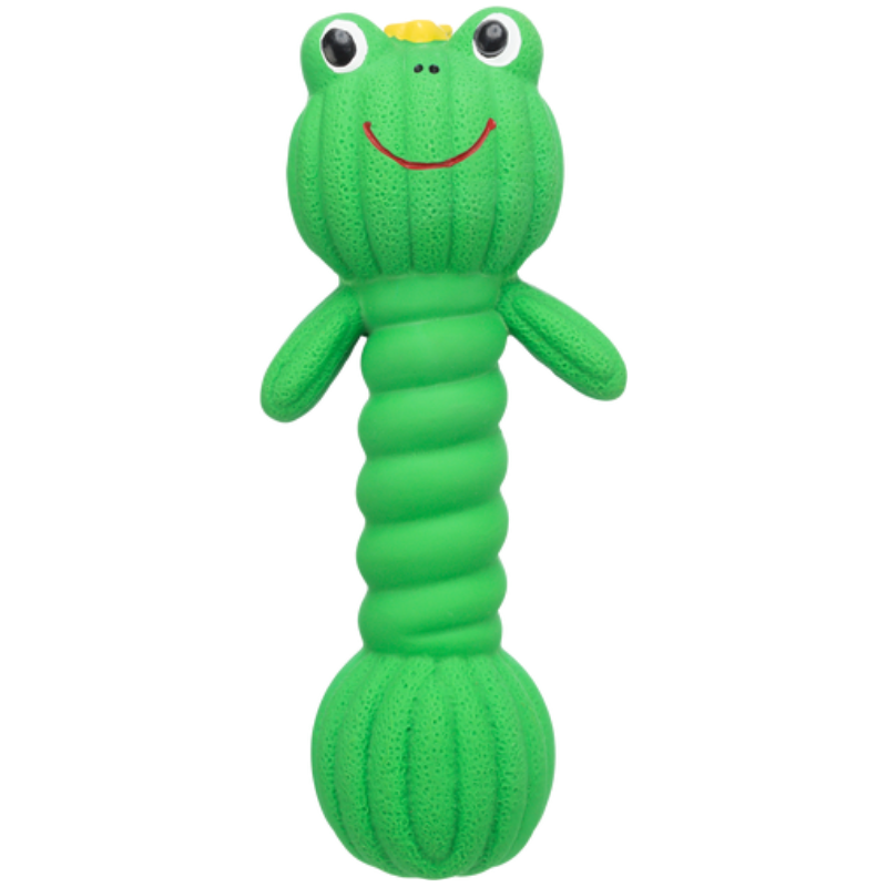 TRIXIE Frosch-Hantel Hundespielzeug