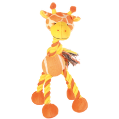 TRIXIE Giraffe mit Tennisball und Tau