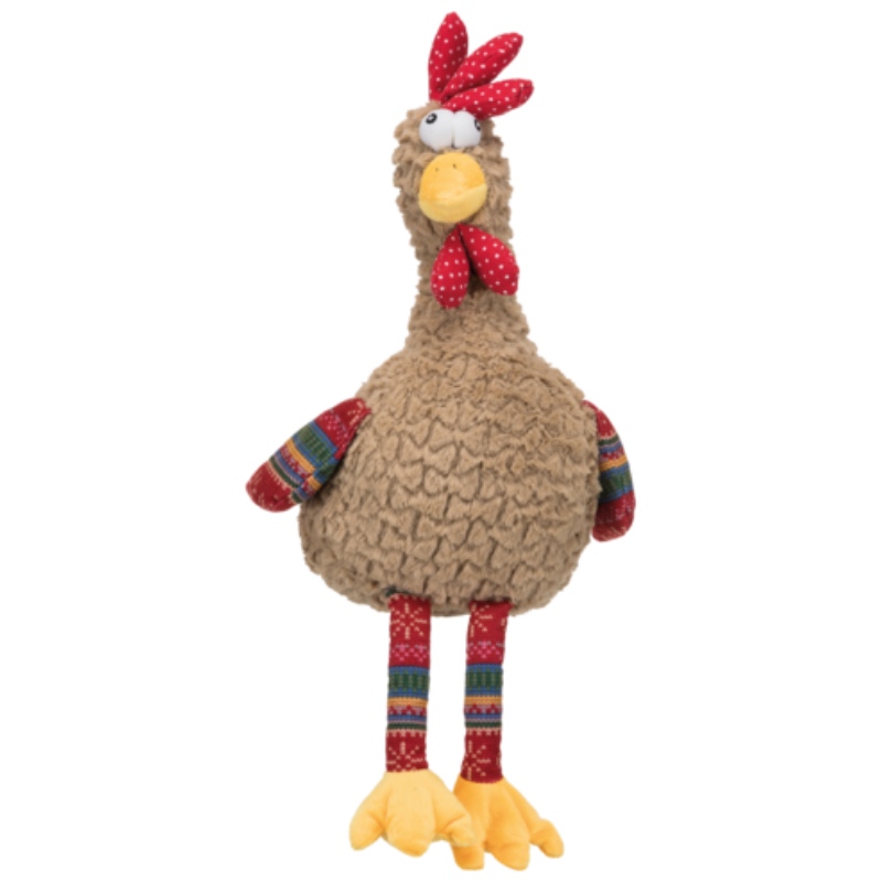 TRIXIE Hahn Plüschspielzeug für Hunde