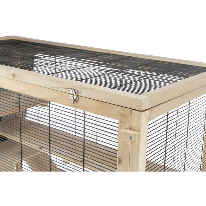 TRIXIE Kleintierkäfig Nagerheim Holz