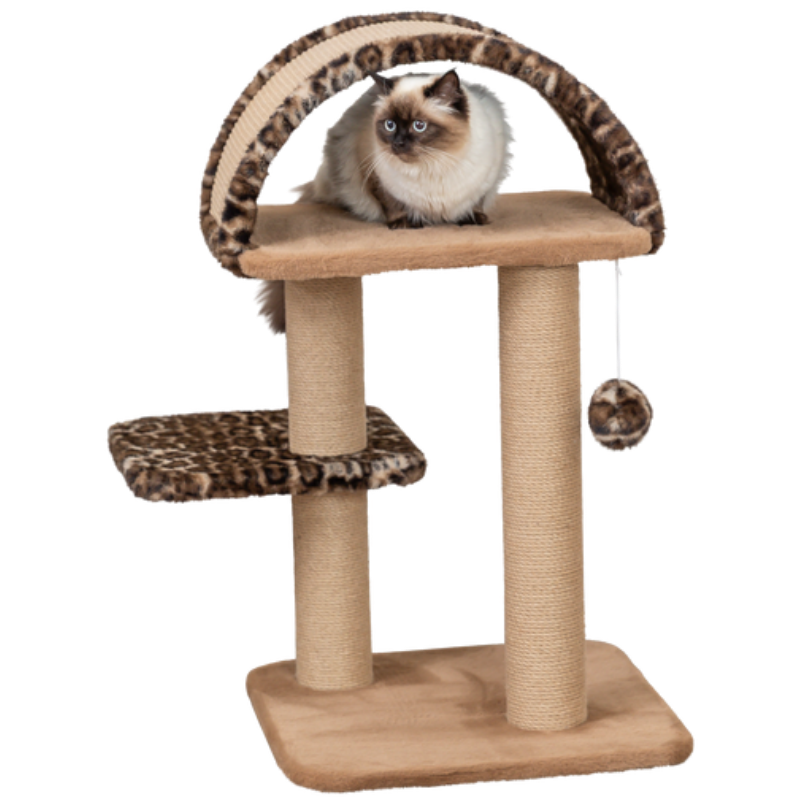 TRIXIE Kratzbaum Leo mit Jutekratzfläche