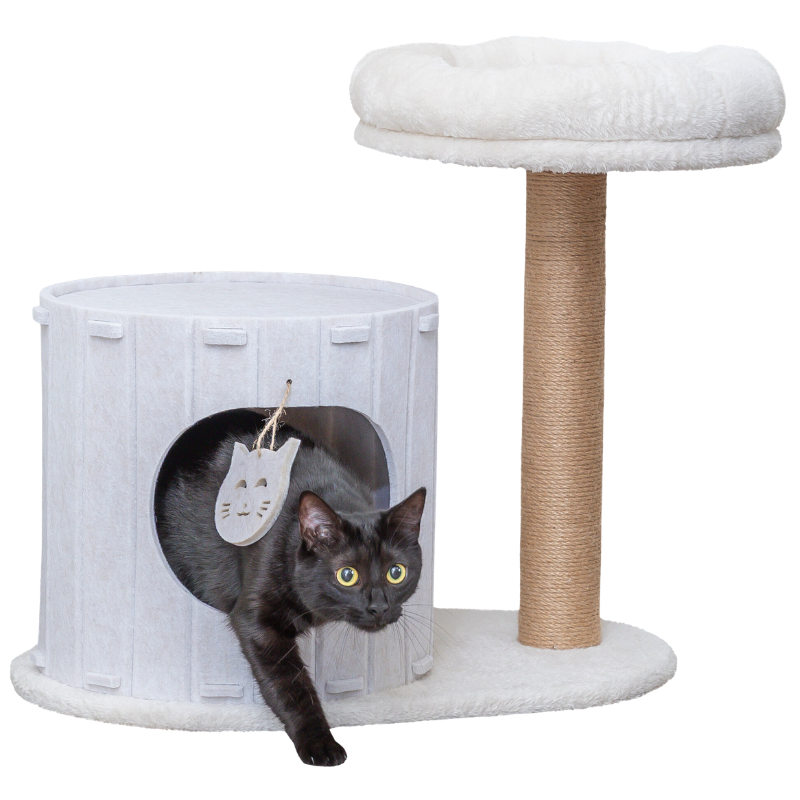 TRIXIE Kratzbaum mit Filzhöhle