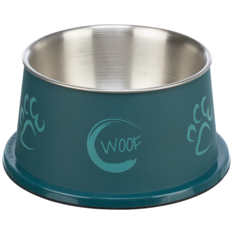 TRIXIE Langohrnapf, Edelstahl/Kunststoff