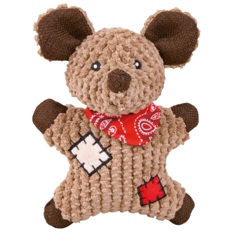 Trixie Maus mit Flicken, Stoff