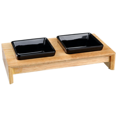 TRIXIE Napf-Set, Keramik/Holz