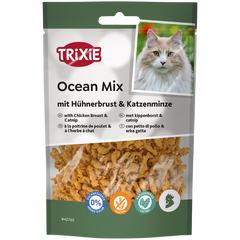 TRIXIE Ocean Mix mit Hühnerbrust & Katzenminze