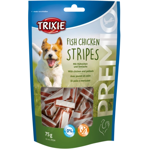 TRIXIE Premio Fish Chicken Stripes 75 g