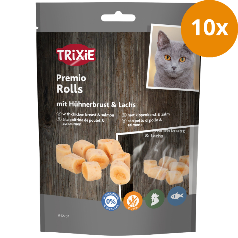 Trixie Premio Rolls mit Hühnerbrust & Lachs 50 g