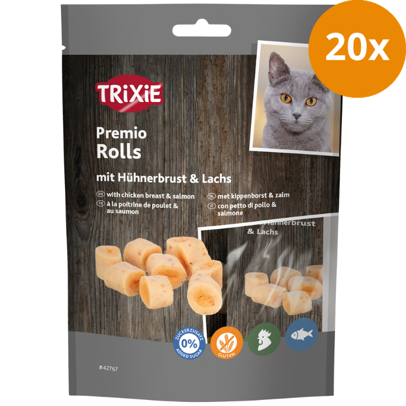 Trixie Premio Rolls mit Hühnerbrust & Lachs 50 g