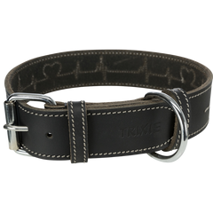 TRIXIE Rustic Fettleder-Halsband Heartbeat