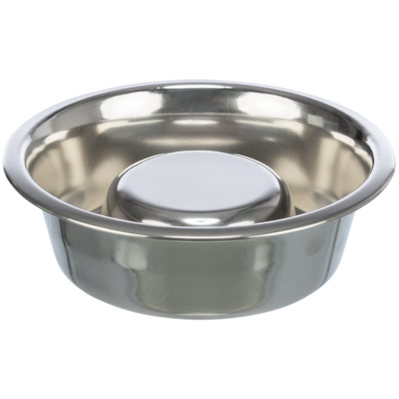 TRIXIE Slow Feeding Edelstahlnapf