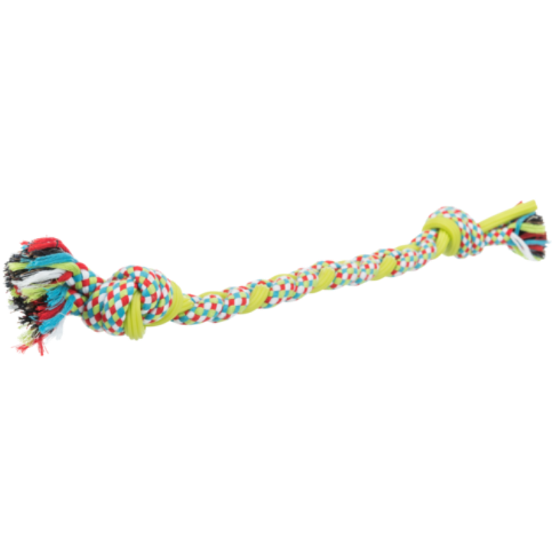 TRIXIE Spieltau mit eingeflochtenem TPR, Baumwolle