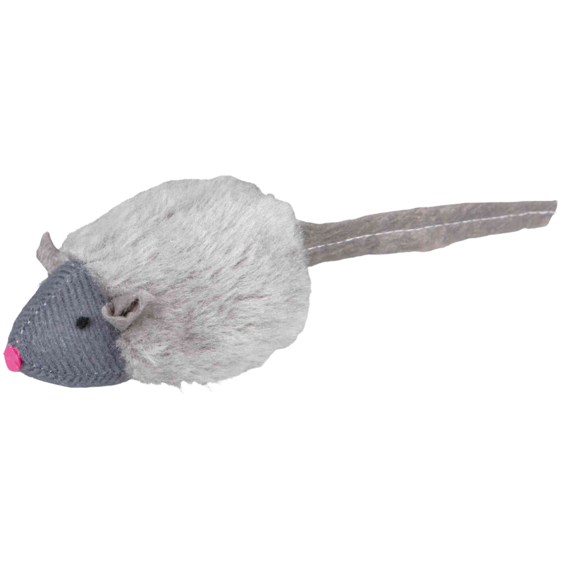 Trixie Squieky Plüschmaus 6 cm