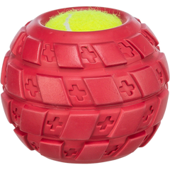 TRIXIE Tennisball im Reifen, Naturgummi