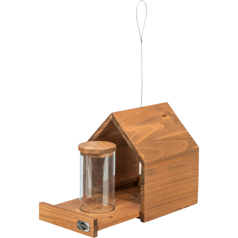 TRIXIE Vogelfutterhaus zum Aufhängen mit Schublade