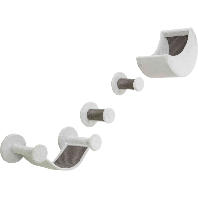 TRIXIE Wandset, Plüsch, 4 Teile