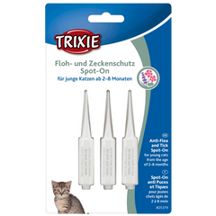 TRIXIE Floh- und Zeckenschutz Spot-On für Katzen