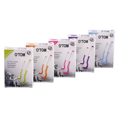 Tick Twister by OTom Zeckenhaken mit Silikongriff 2 Stück Multicolor im Karton