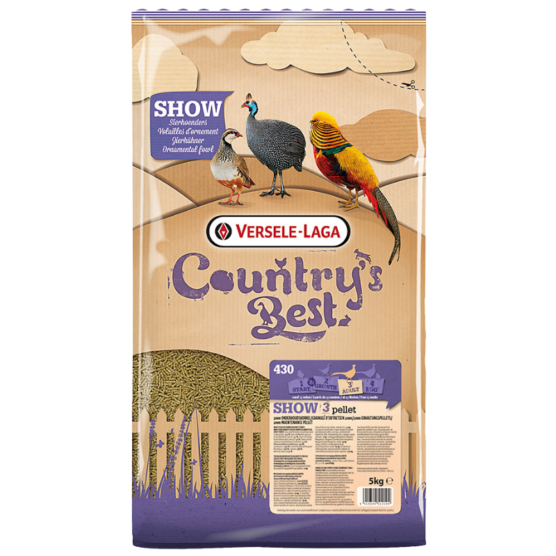 Versele Country's Best SHOW 3 Pellet