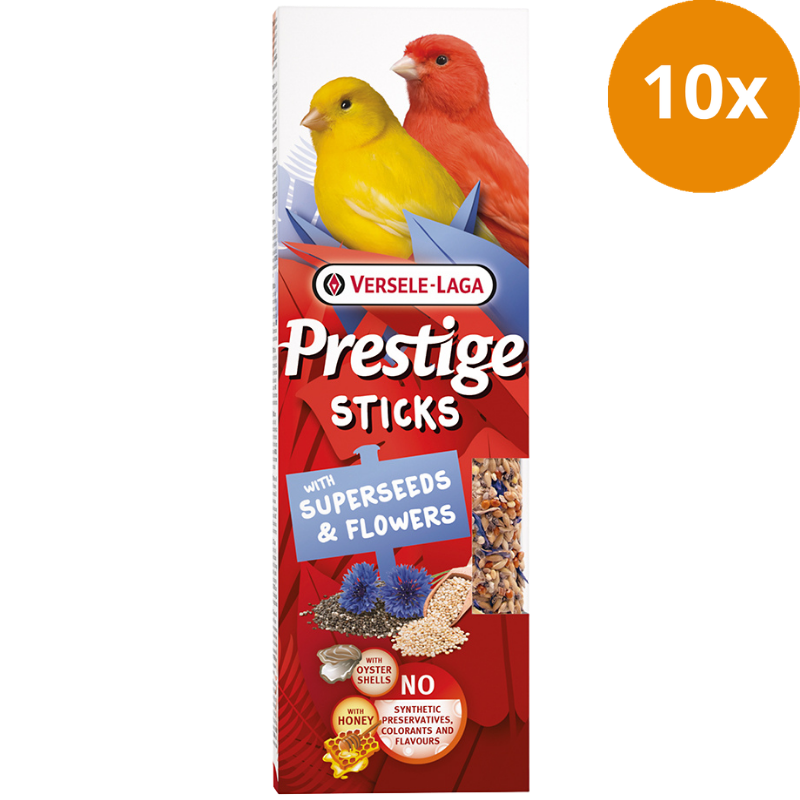 Versele Prestige Sticks Kanarien mit Supersaaten & Blüten