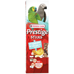 Versele Prestige Sticks Papageien mit Banane & Kokostopping