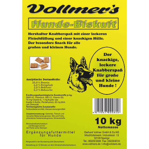 Vollmer's Hundebiskuit 10 kg gnstig kaufen